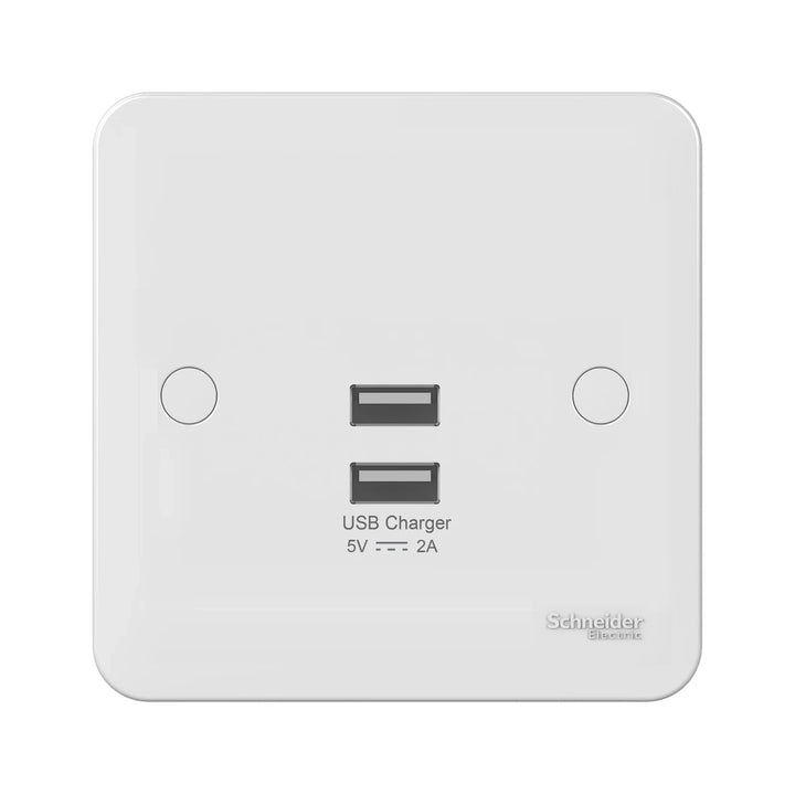 شاحن USB ١G ٢ موديول أبيض