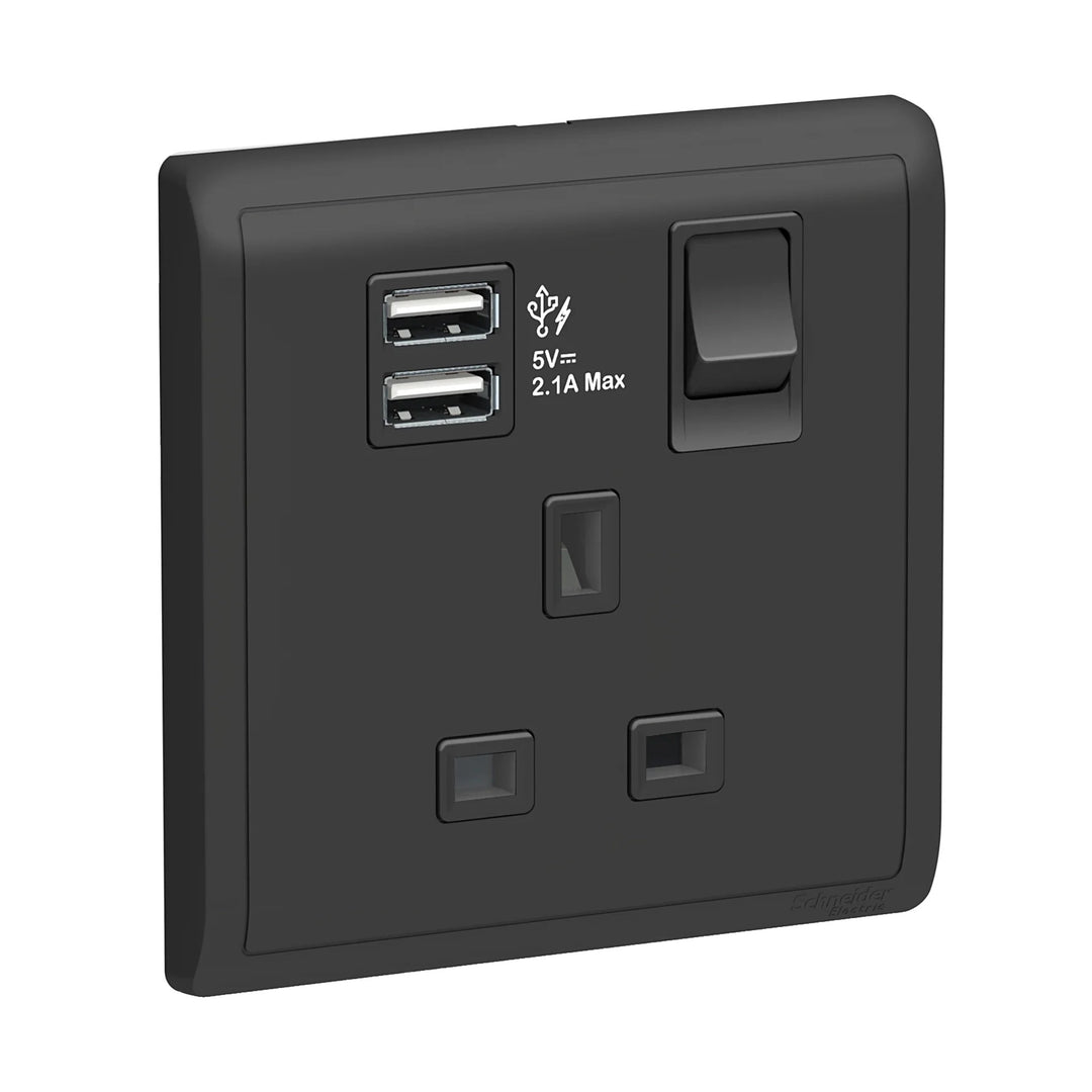 PIENO-13A 1G Sw Socket 2.1A USB, MB