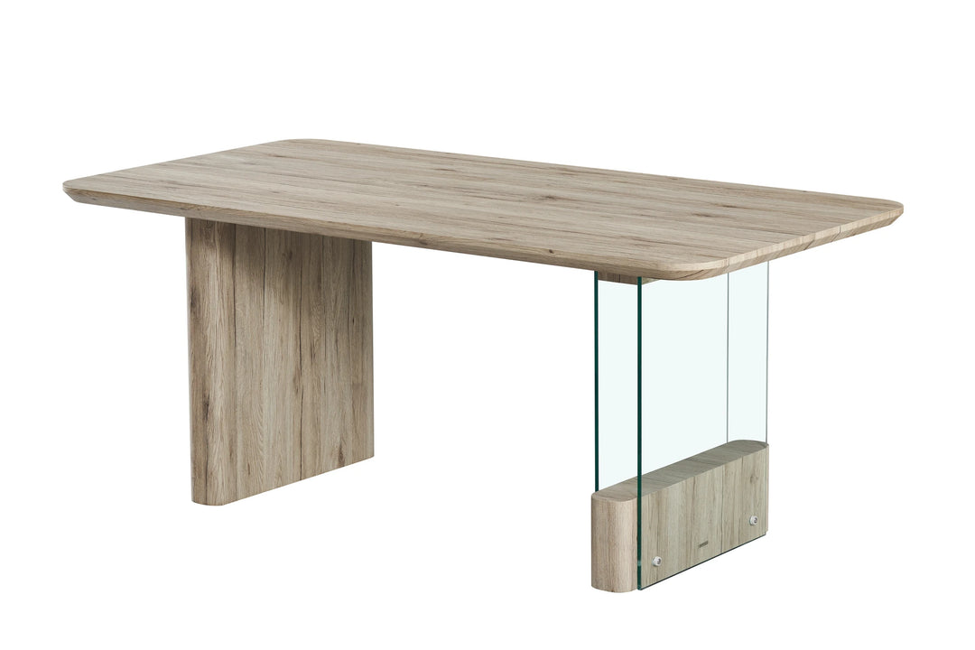ELLIE DINING TABLE 240x100x76CM - LIGHT BRN