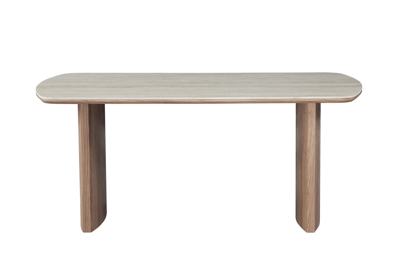 LILLIAN DINING TABLE 180x90x76CM, CERAMIC - LIGHT BRN