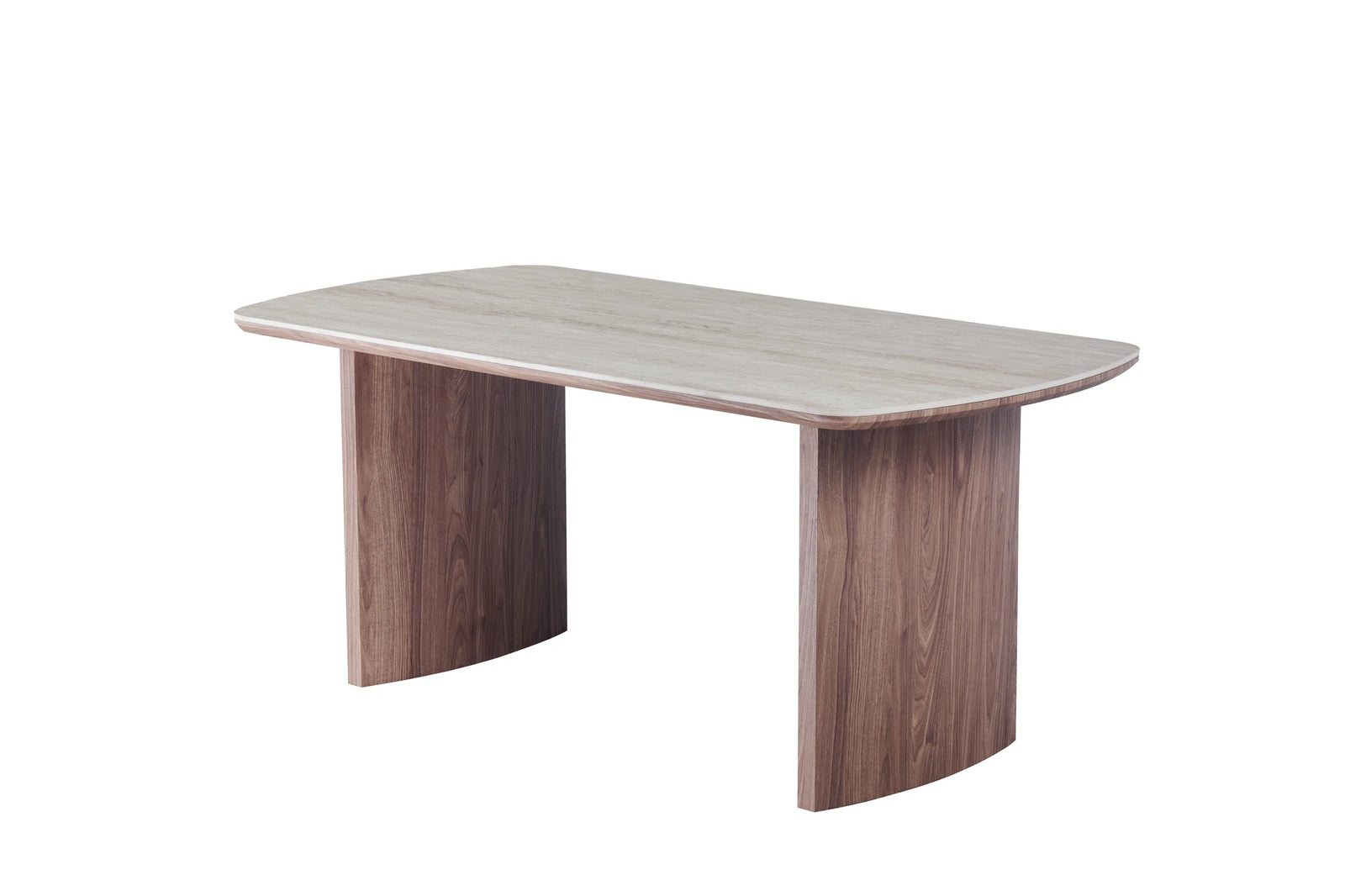 LILLIAN DINING TABLE 180x90x76CM, CERAMIC - LIGHT BRN