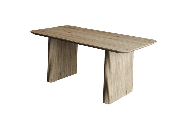 ZOEY DINING TABLE 180x90x76CM - LIGHT BRN