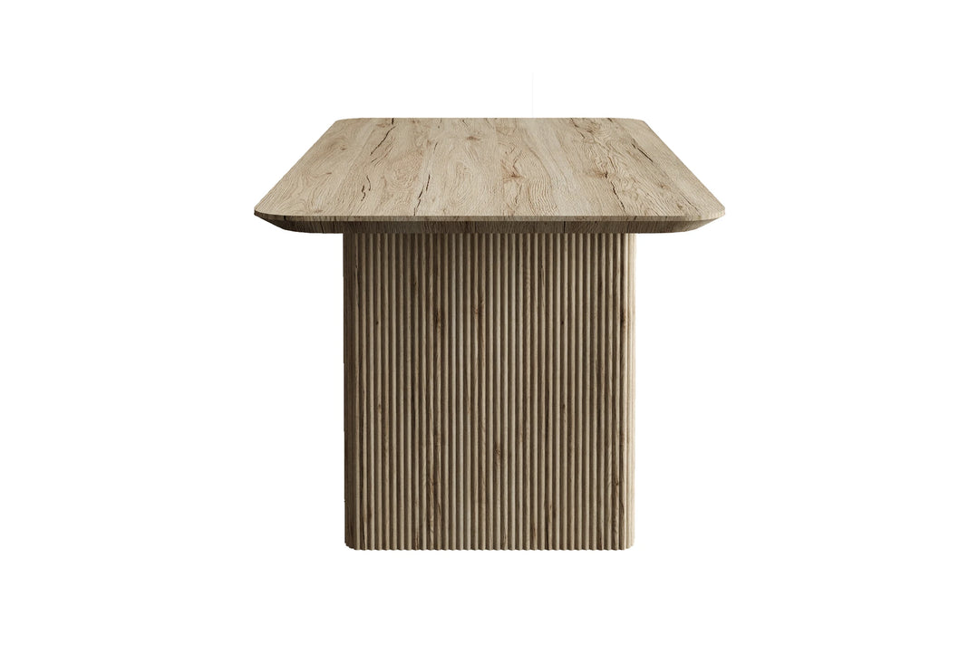 ZOEY DINING TABLE 180x90x76CM - LIGHT BRN