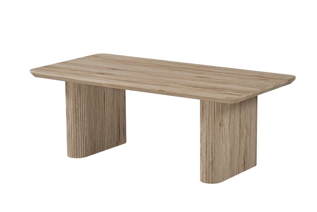 ZOEY COFFEE TABLE 120x60x44CM - LIGHT BRN