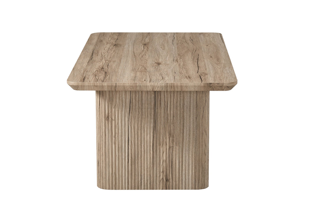 ZOEY COFFEE TABLE 120x60x44CM - LIGHT BRN