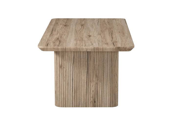 ZOEY COFFEE TABLE 120x60x44CM - LIGHT BRN