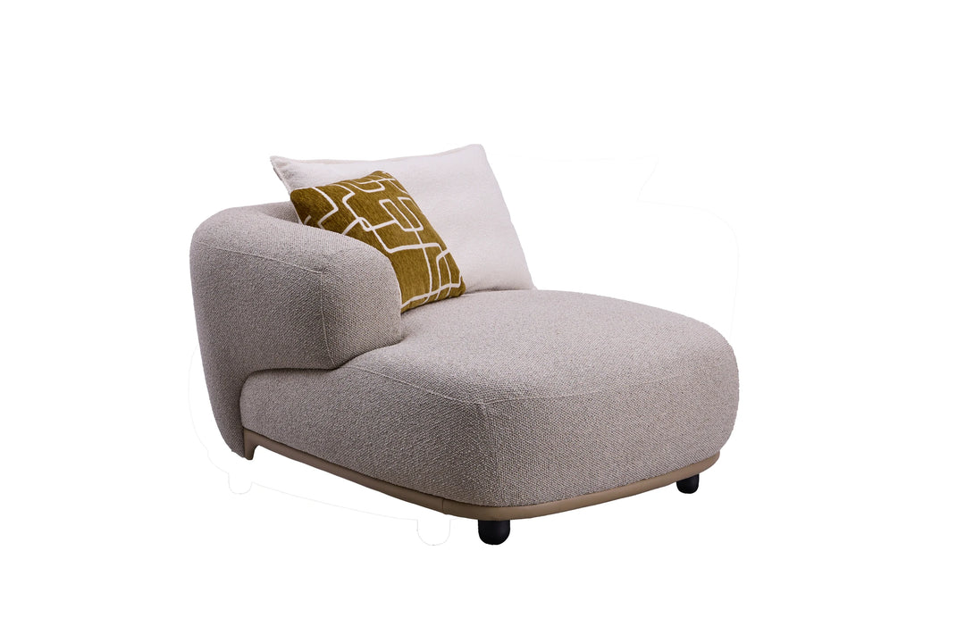 GLORIA LEFT CHAISE 116x147x73CM, SAND