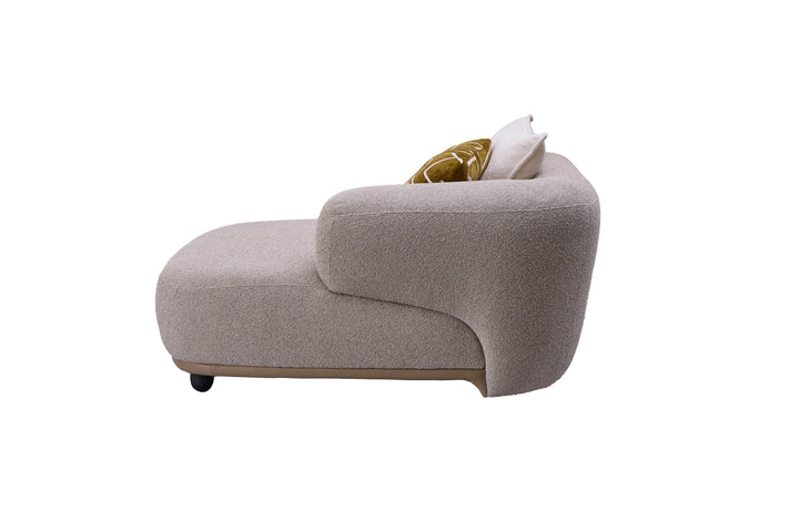 GLORIA RIGHT CHAISE 116x147x73CM, SAND