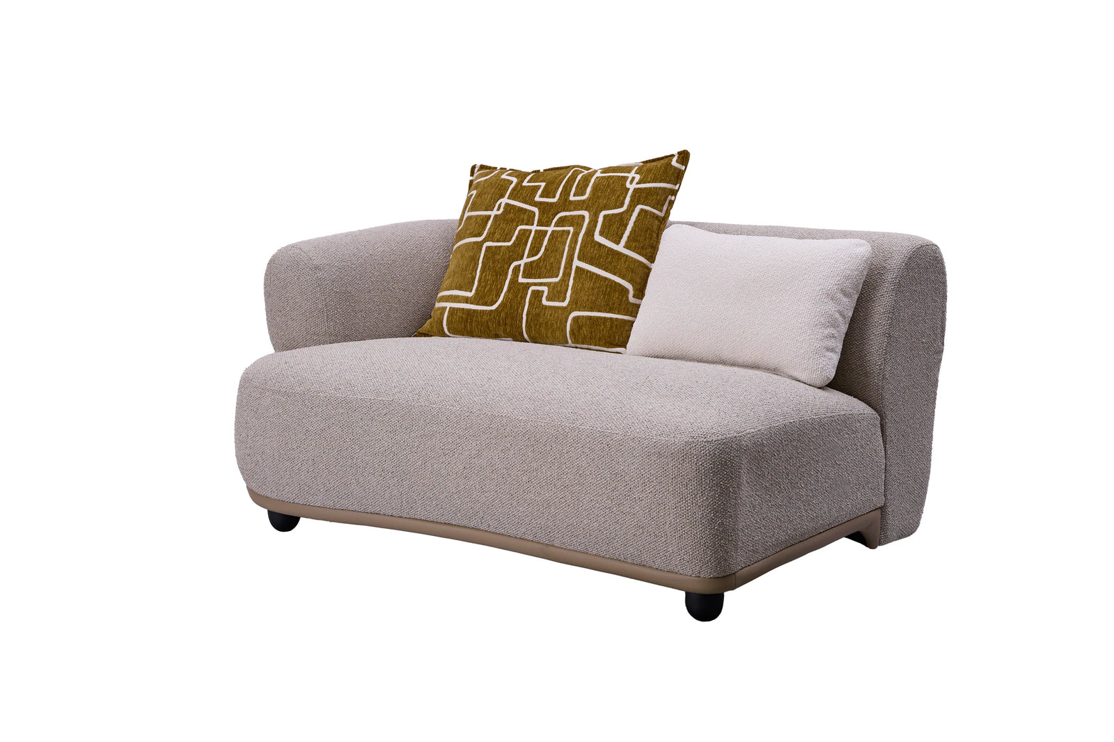 GLORIA LEFT ARM 2 SEATER SOFA 150x109x73CM, SAND