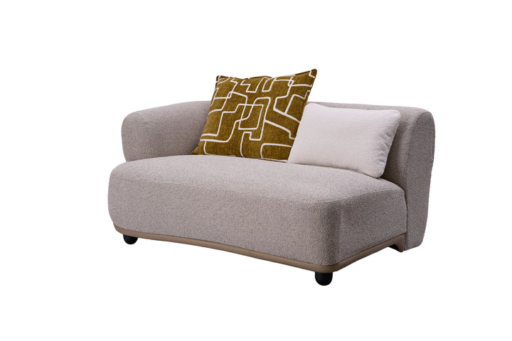 GLORIA LEFT ARM 2 SEATER SOFA 150x109x73CM, SAND