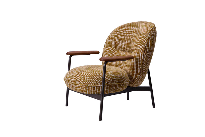 NOURA LEISURE CHAIR 76x90x90CM, GINGER
