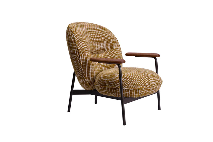 NOURA LEISURE CHAIR 76x90x90CM, GINGER