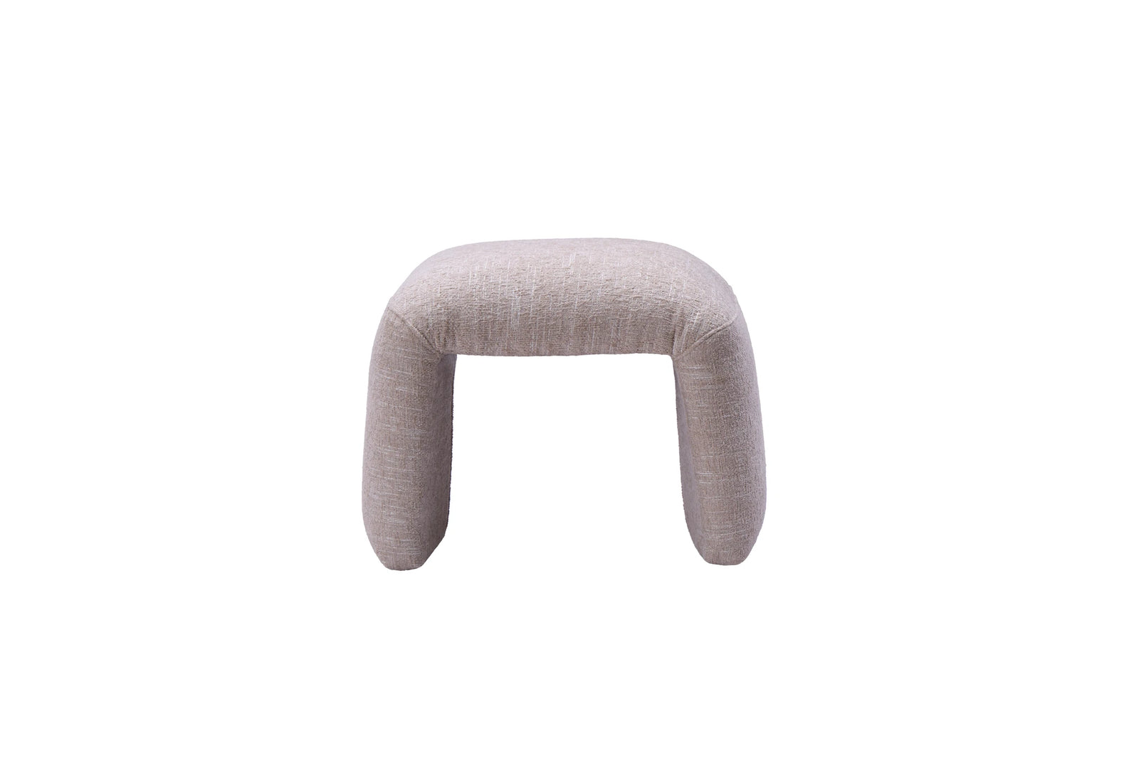 TEREZA OTTOMAN 47x43CM, BEIGE