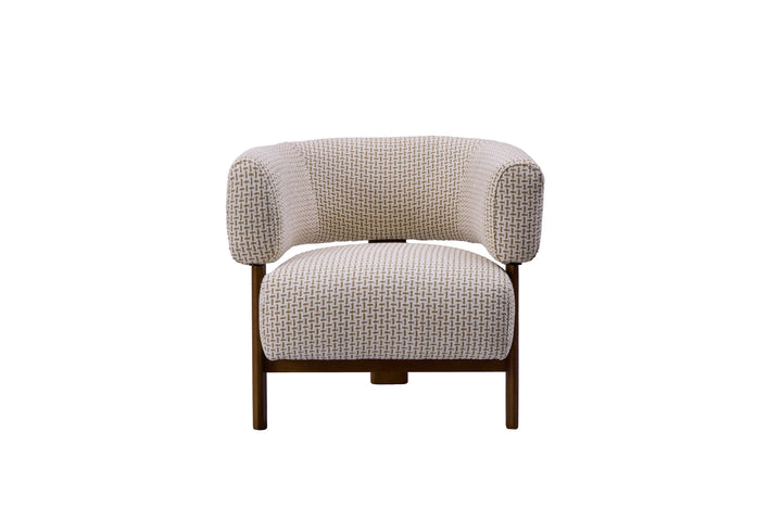 MILO ACCENT CHAIR 84x78x77CM, BEIGE