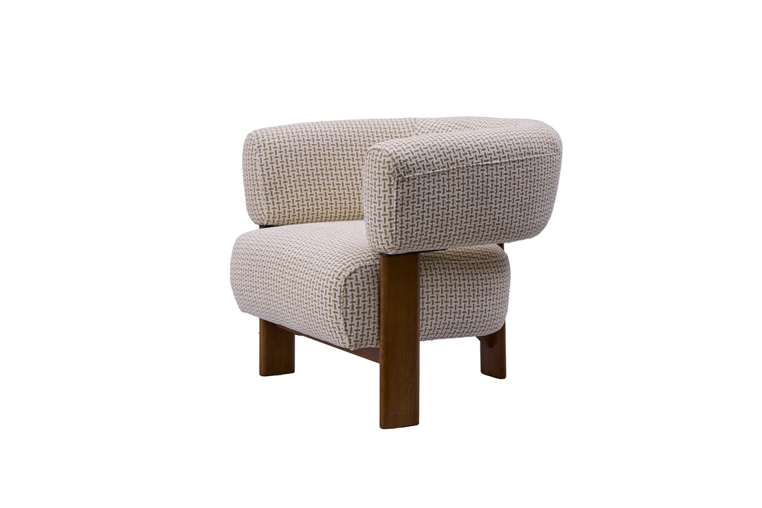 MILO ACCENT CHAIR 84x78x77CM, BEIGE