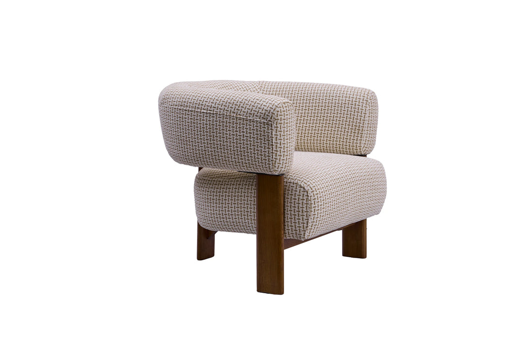 MILO ACCENT CHAIR 84x78x77CM, BEIGE