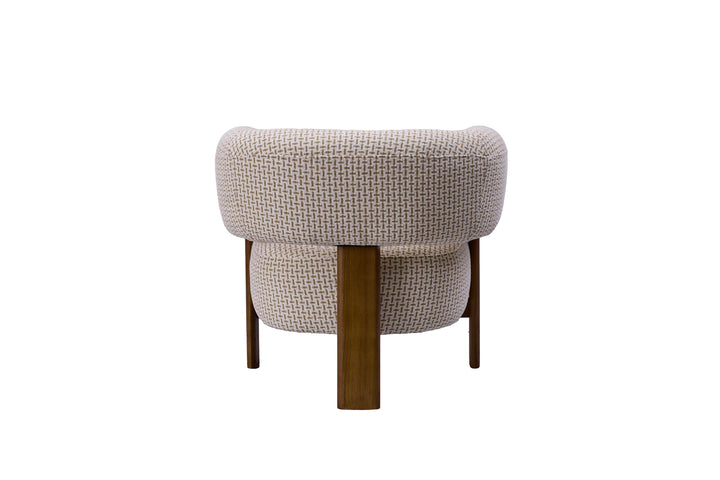 MILO ACCENT CHAIR 84x78x77CM, BEIGE