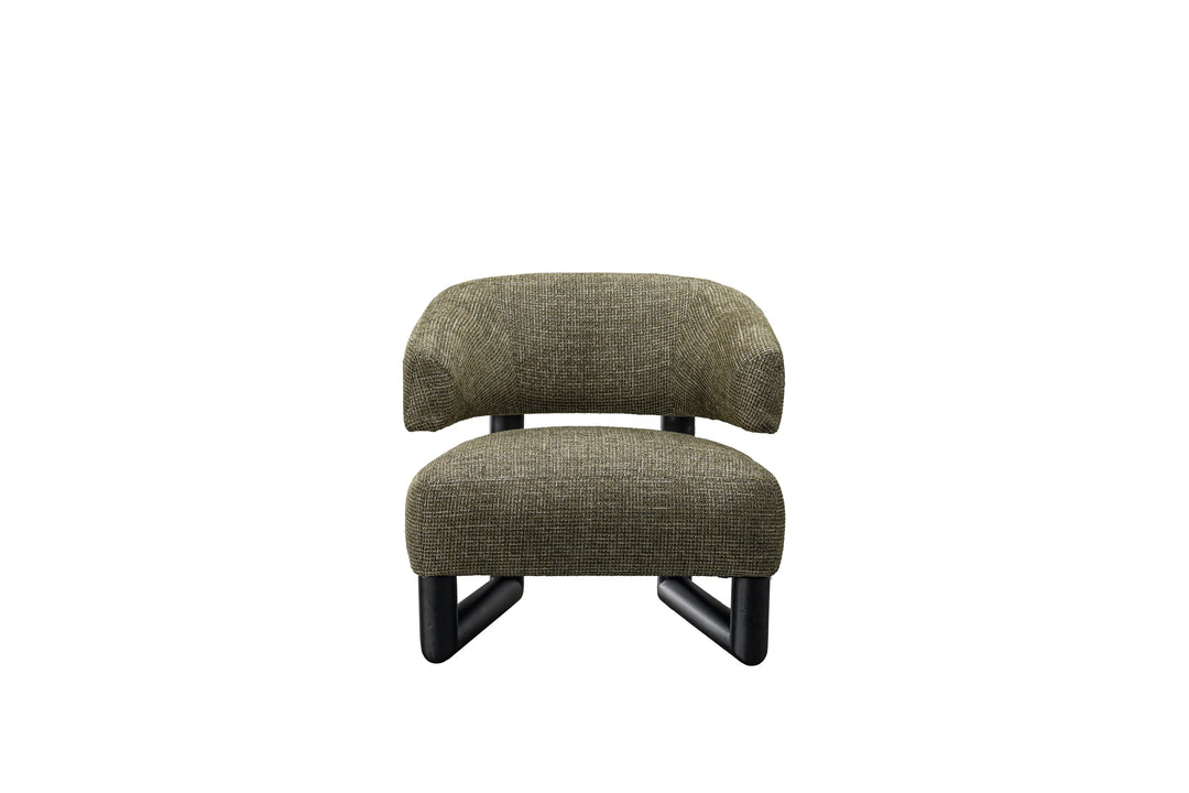 ZUZANE ACCENT CHAIR 75x86x73CM, OLIVE