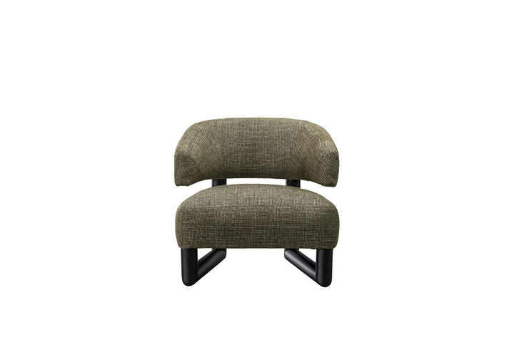 ZUZANE ACCENT CHAIR 75x86x73CM, OLIVE