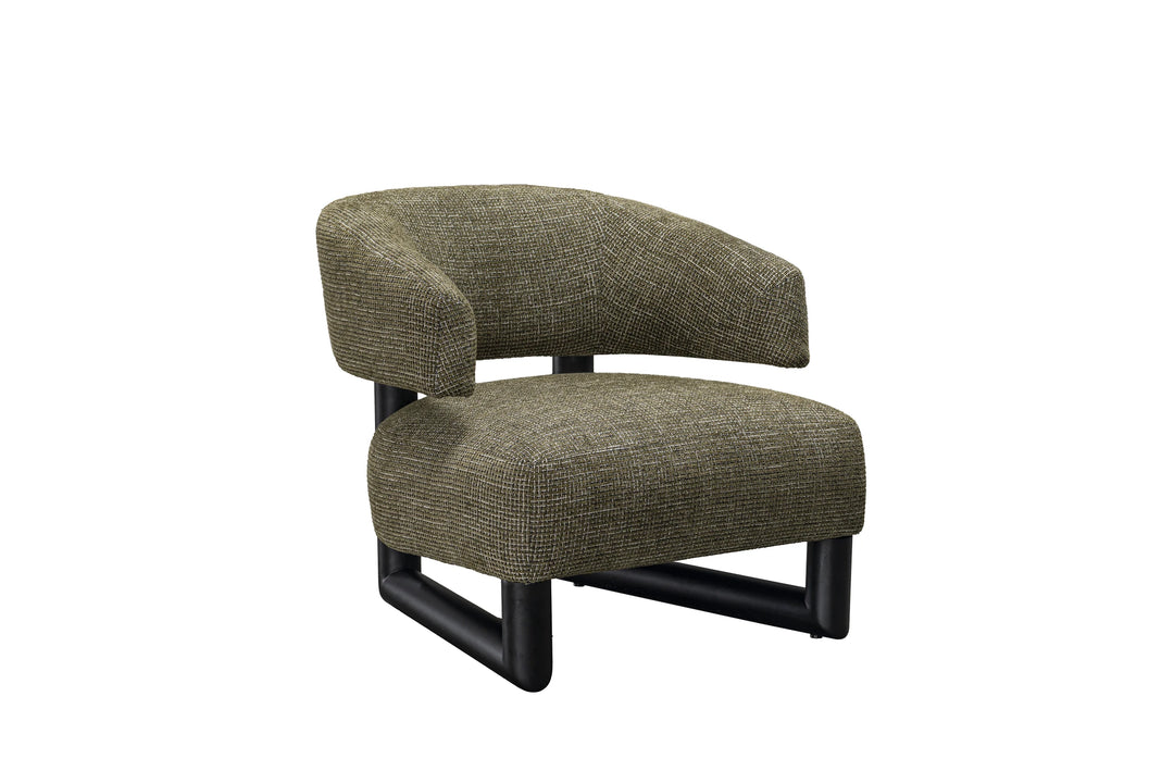 ZUZANE ACCENT CHAIR 75x86x73CM, OLIVE