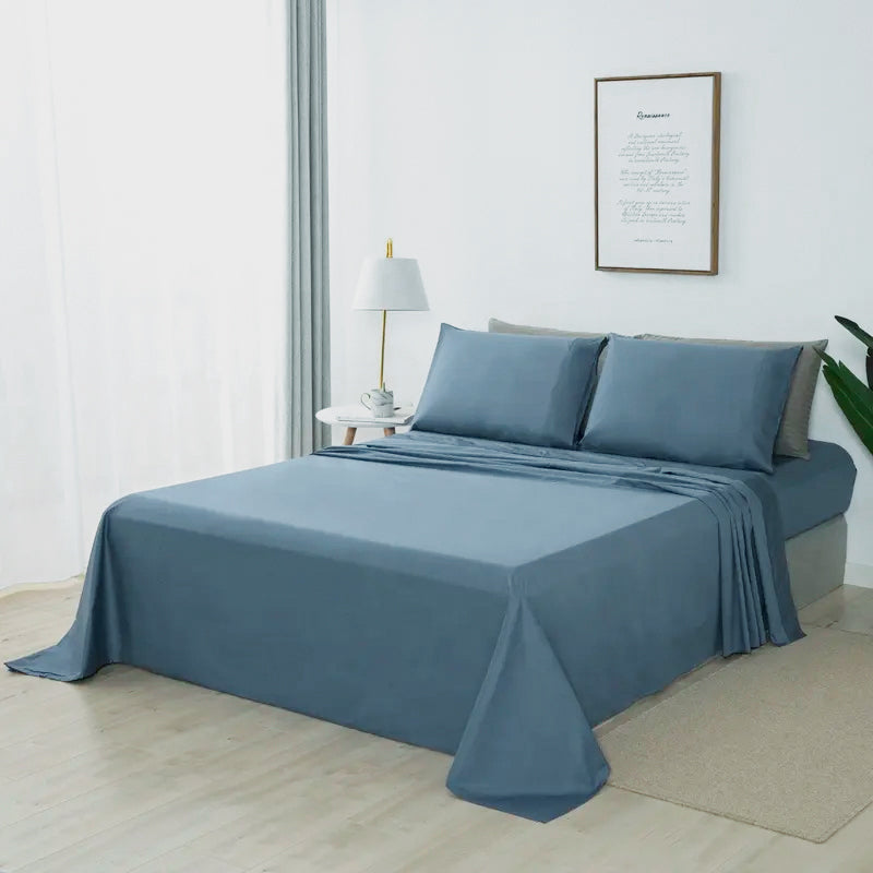 Harriet Sheet Single 180x260cm Blue