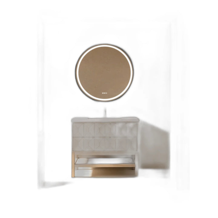 SARAH BATH CABINET WITH CERAMIC BASIN 100X52CM, OAK