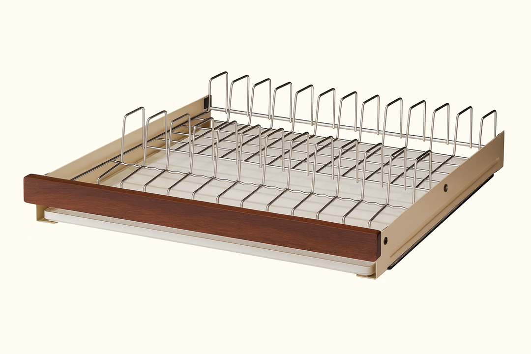 Maggie Drawer Bowl and Plate Rack Basket
