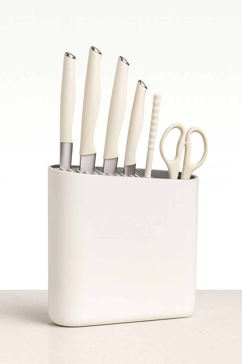 Rosemary Beveled Knife and Utensil Holder