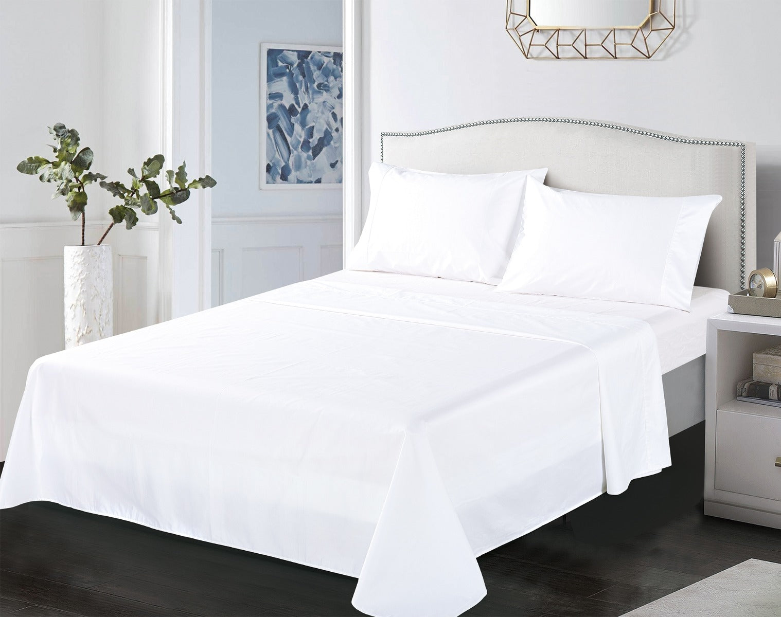 Sojourner Sheet King 240x260cm White