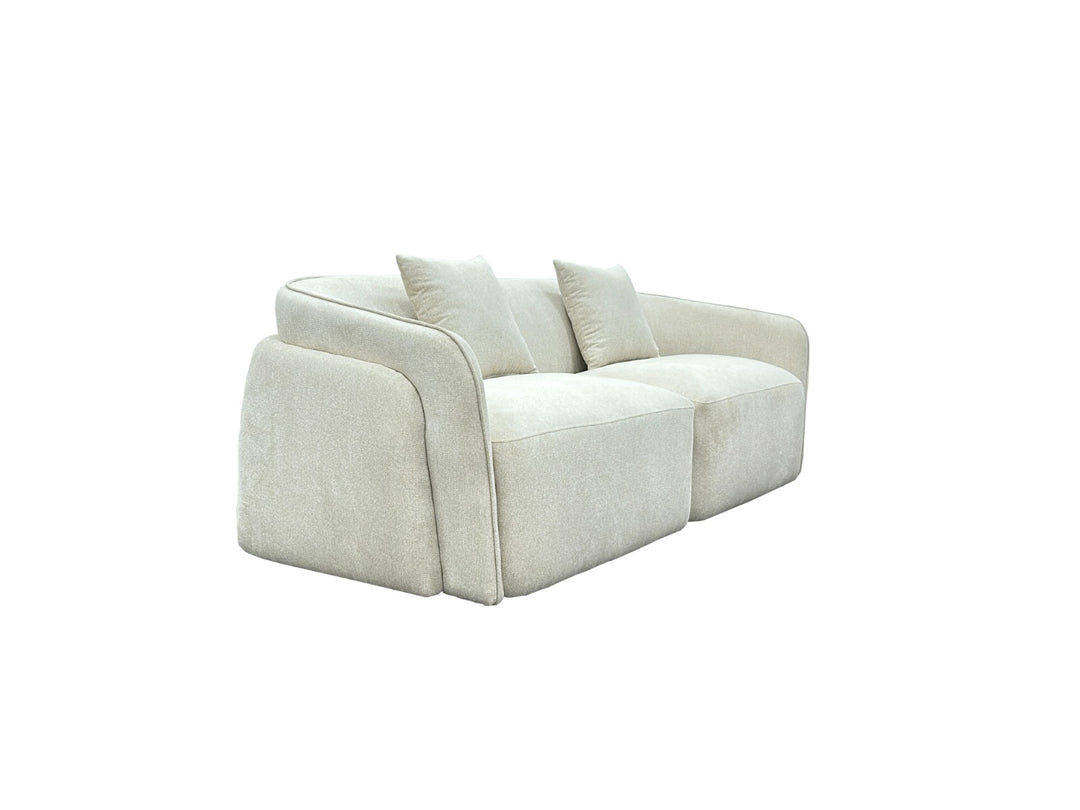 Elmira 2 Seater Sofa 220cm - White