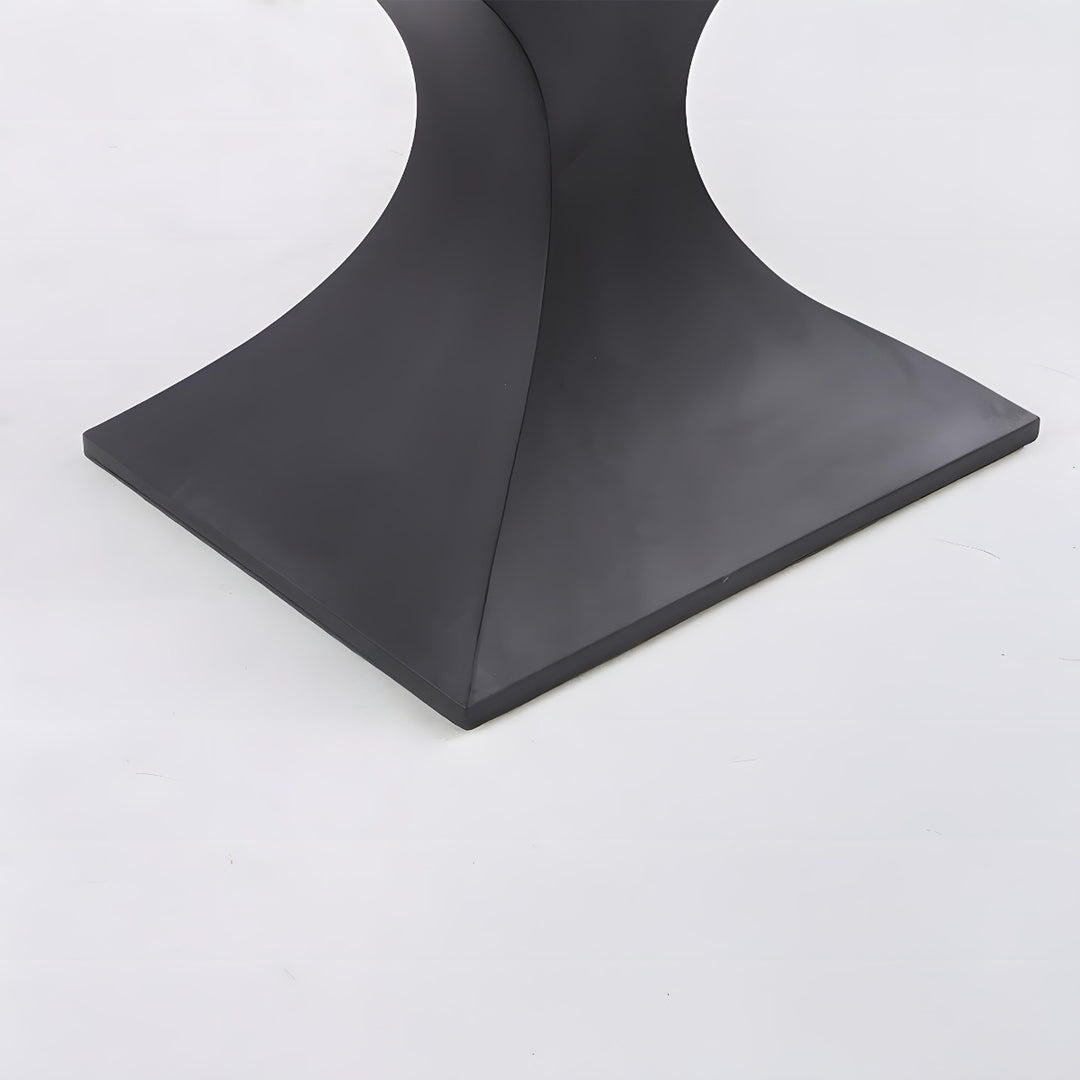 Harper Dining Table 240×110×75cm - Marble White/Black