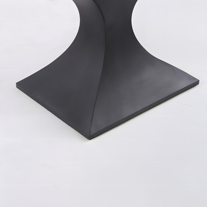 Harper Dining Table 240×110×75cm - Marble White/Black