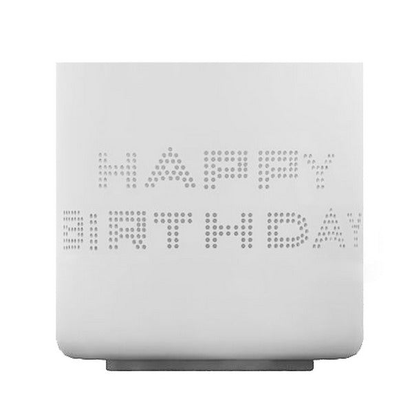 Firefly Tealight Candle Holder 12cm White