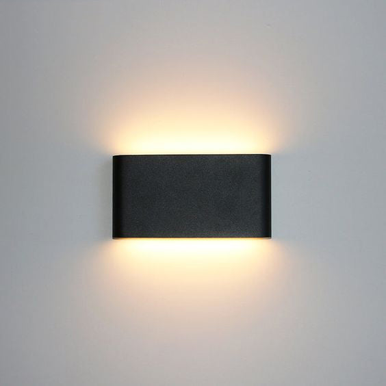 OUTDOOR WALL LIGHT 6W*2 175*90*28mm 3000K IP65 BK ابليك