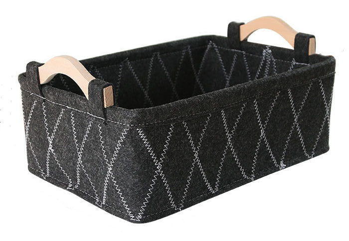 Firefly Aylin Storage Basket Size-L Black