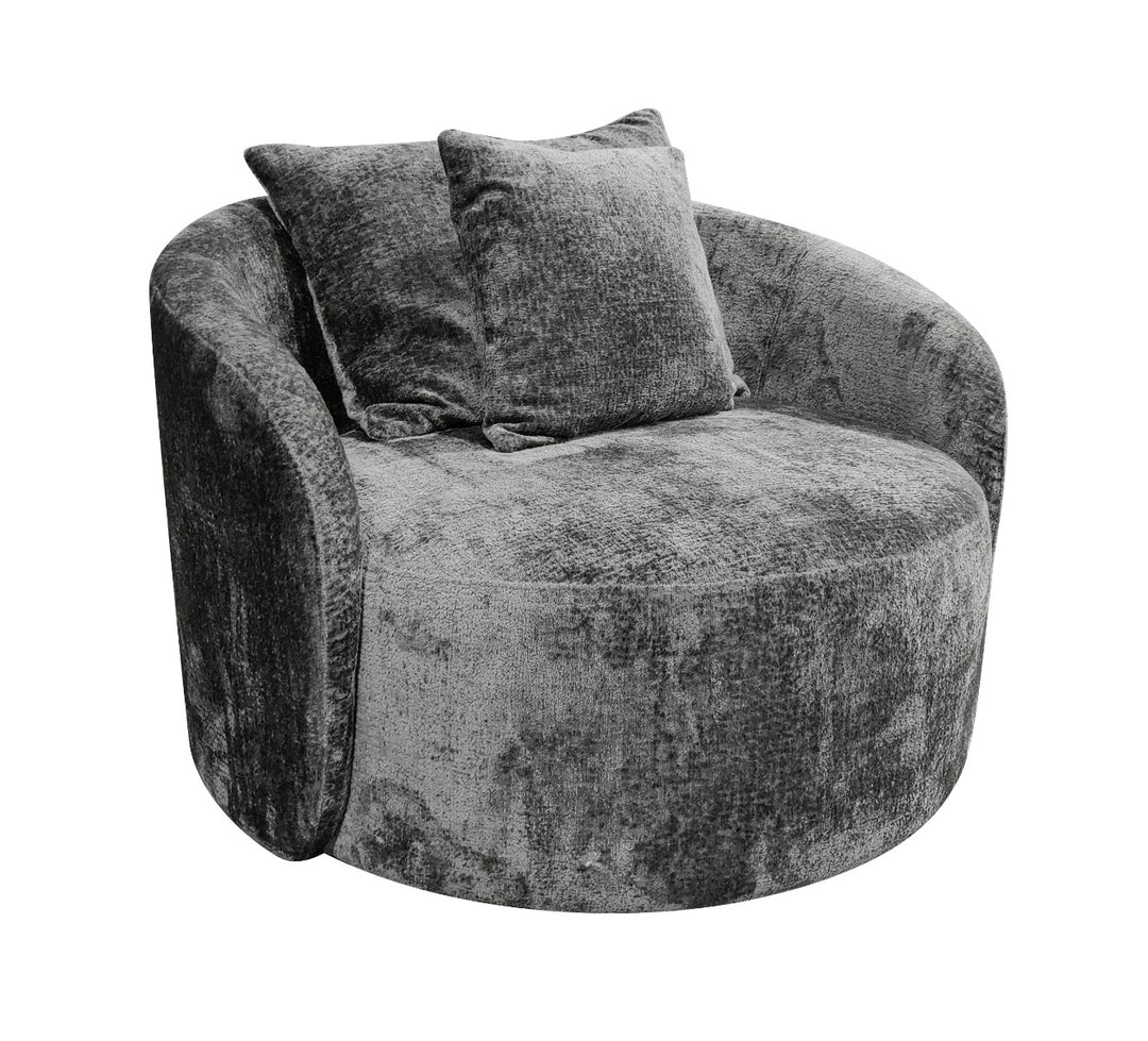 Samba Love Chair Small Swivel 360 Rotation Dark Grey 