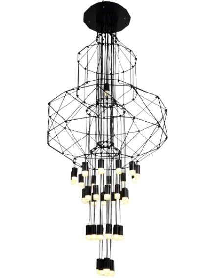 Firefly Pendant Lamp G9×43Pcs - Black 