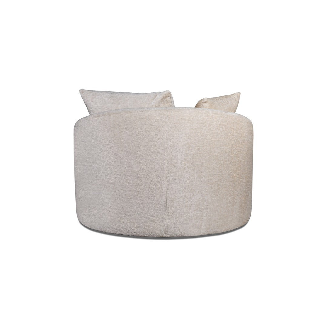 SABRINA SWIVEL ARMCHAIR BEIGE