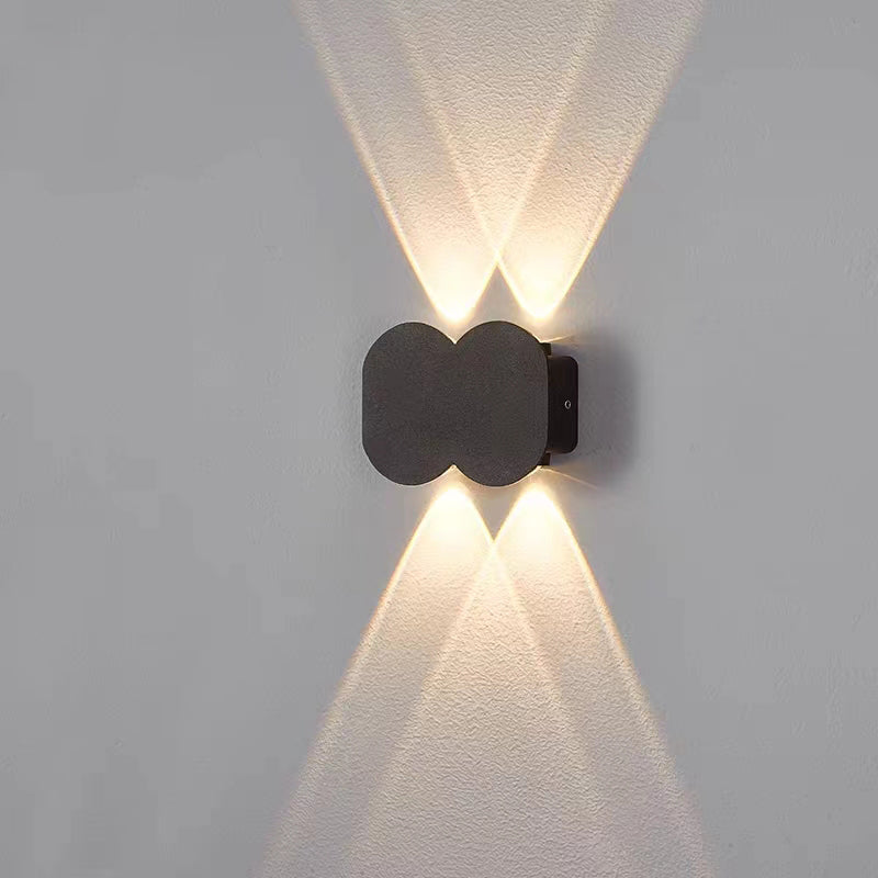 OUTDOOR WALL LIGHT 1W*4  110*80*35mm 3000K IP65 BK ابليك