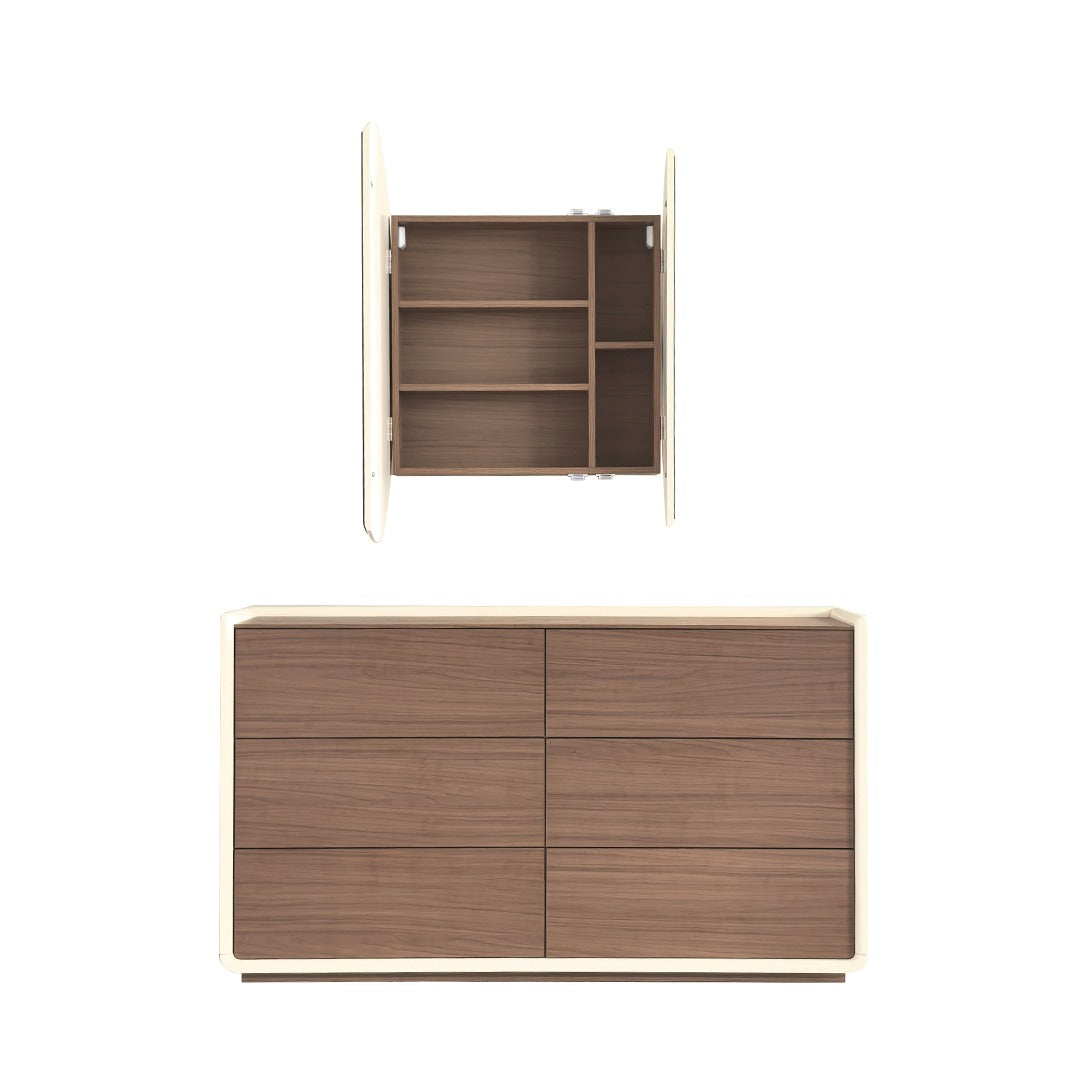 GRETA DRESSER WITH MIRROR 