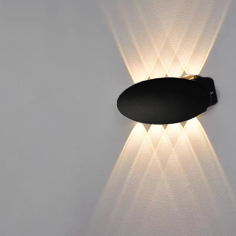 OUTDOOR WALL LIGHT 1W*8  230*100*40mm 3000K IP65 BK ابليك