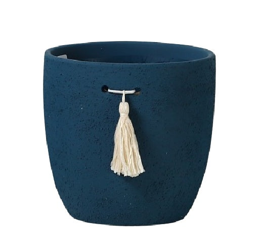 Firefly Olivia Ceramic Plant Pot 10.5×10.5×10cm - Blue