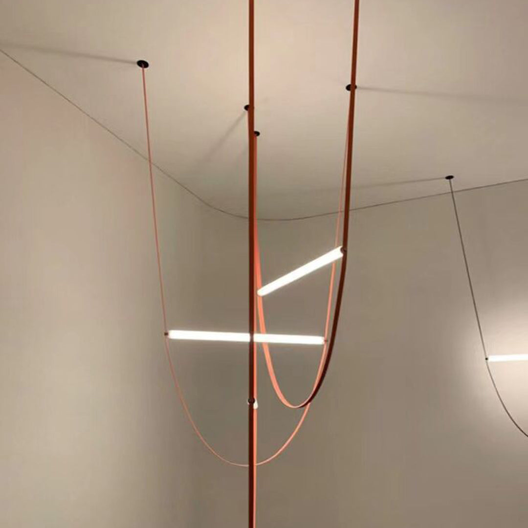 Firefly Pendant Lamp LED, 49W 3000K W830*H1570mm - Brown/White