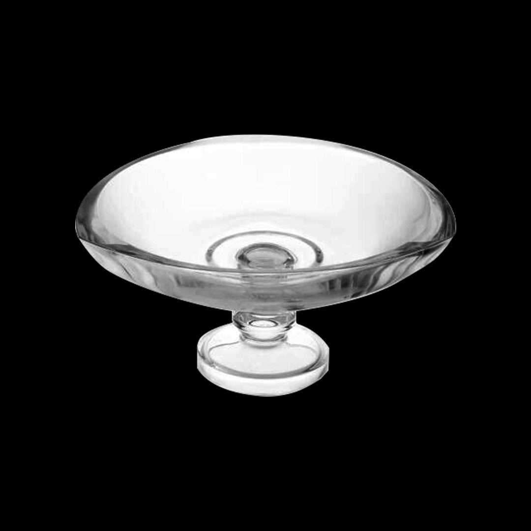Aura Large Fruit Bowl - Transparent Glass