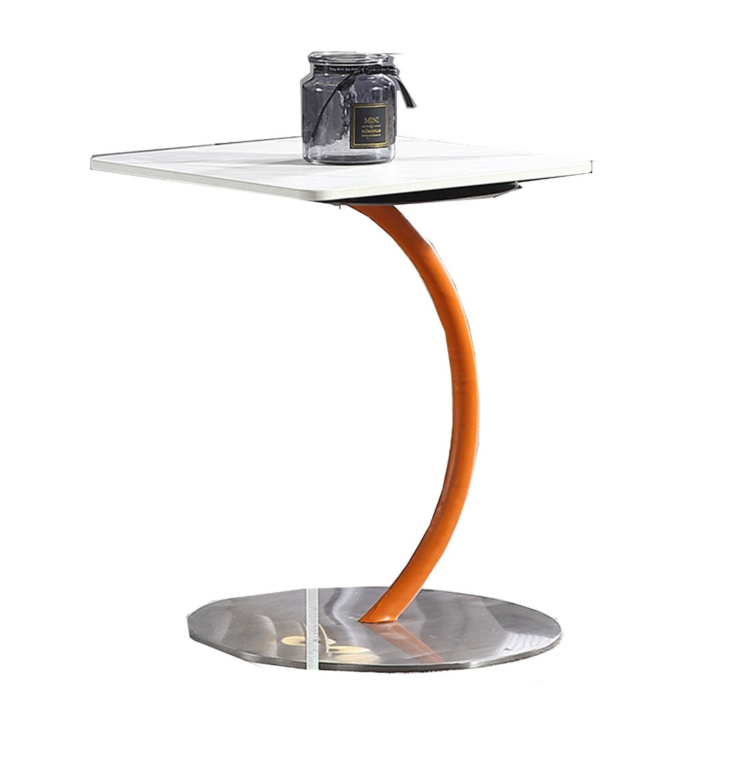 Firefly Mateo Side Table White/Orange