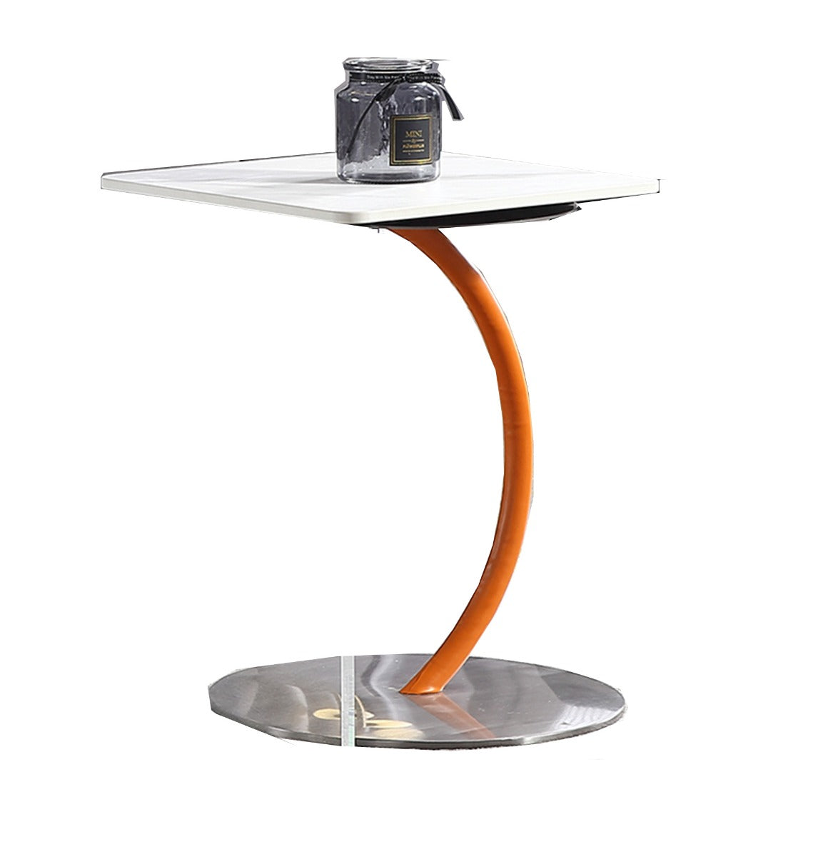 Firefly Mateo Side Table White/Orange