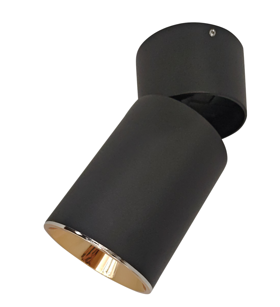 Firefly Track Light Ø7.2L x 9.7W x 14.4H - Black+UV Rose Gold