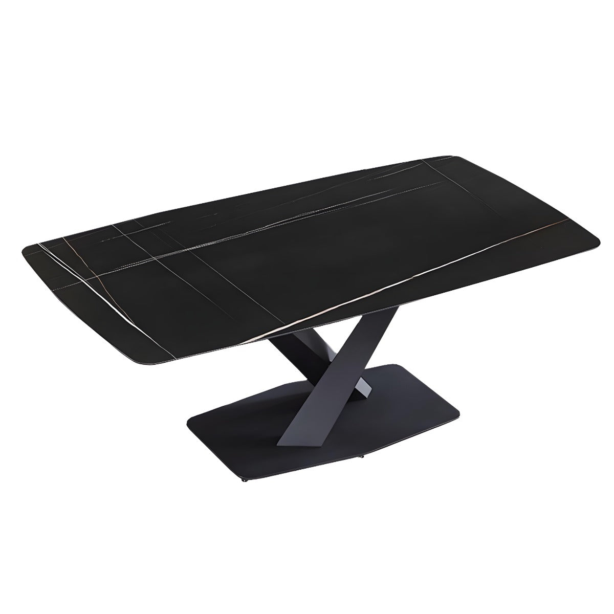 Santigo Dining Table 180×90×75cm - Black
