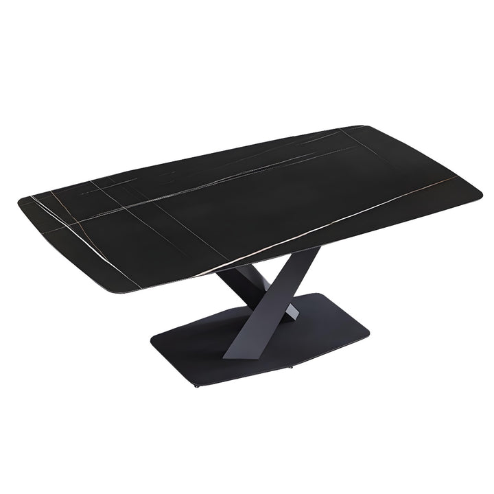 Santigo Dining Table 180×90×75cm - Black