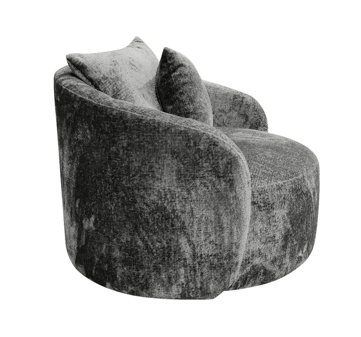 Samba Love Chair Small Swivel 360 Rotation Dark Grey 